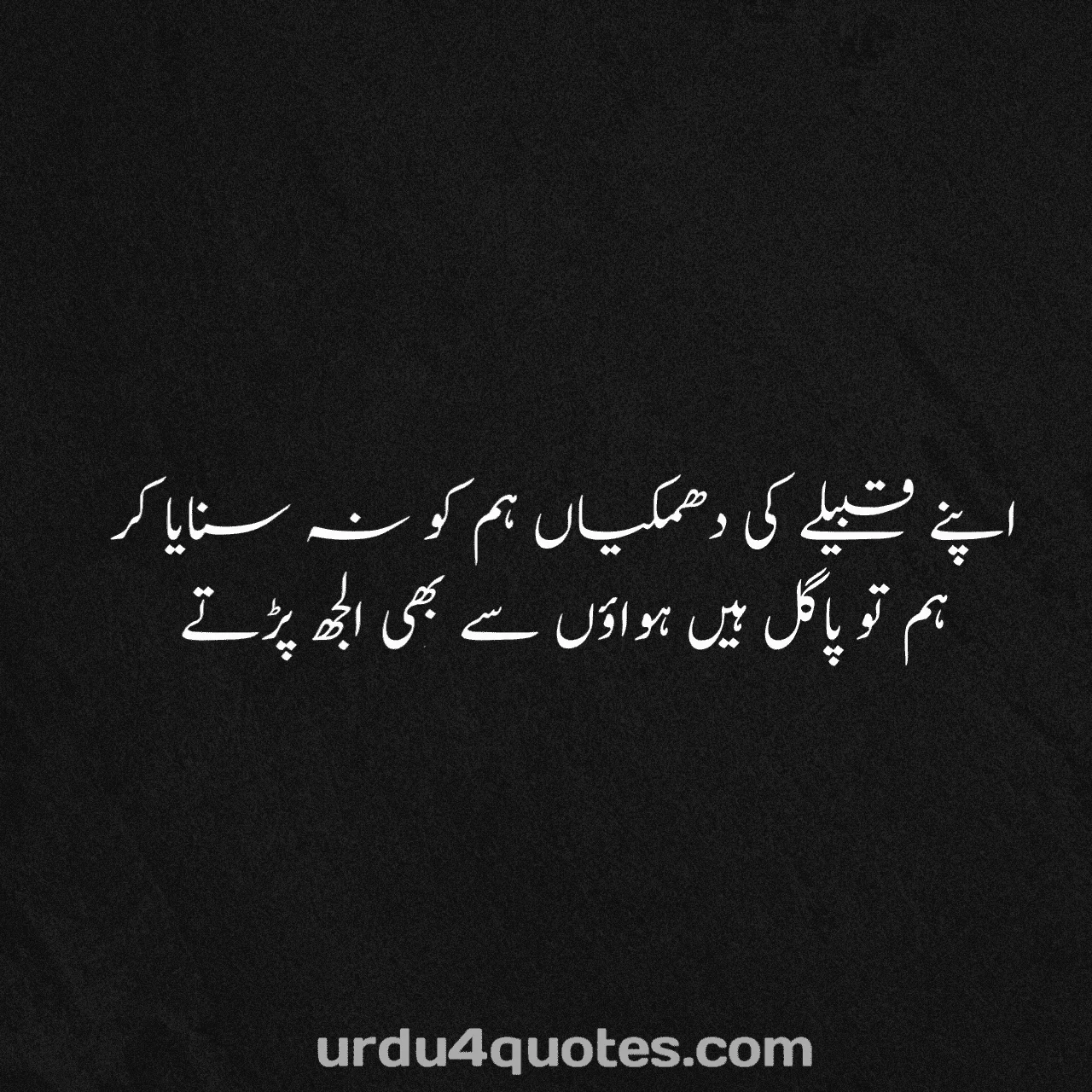 attitude poetry in urdu